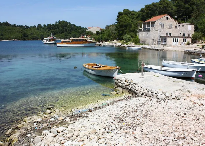 Family-friendly With Swimming Pool Pomena, Mljet - 22317 דירה *