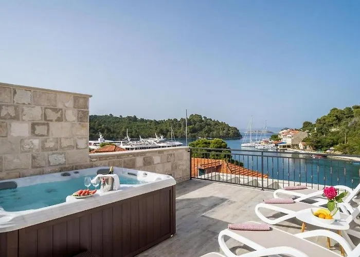 Family-friendly With Swimming Pool Pomena, Mljet - 22317 * Pomena